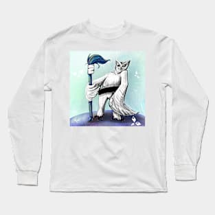 Owl with brush Long Sleeve T-Shirt